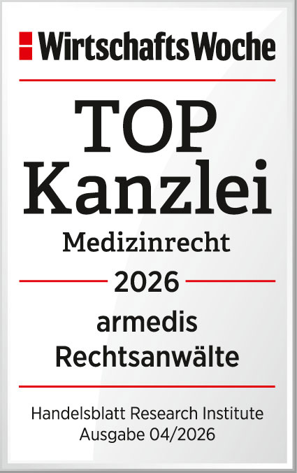 armedis Top Kanzlei 2026 in WirtschaftsWoche